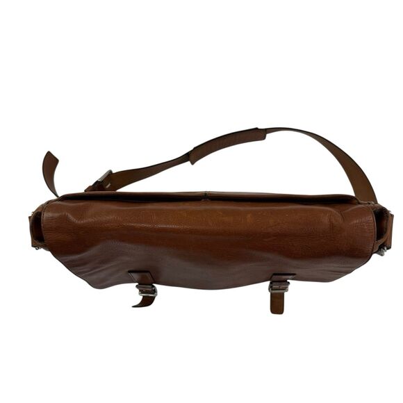 Frye Oliver Leather Messenger Bag Work School Travel Computer Laptop - Picture 4 of 16